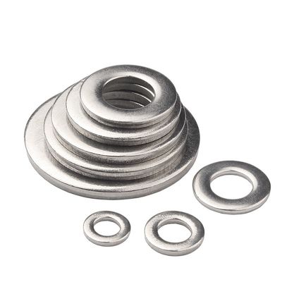 Flat Spring Steel Spacer Thin Flat 304 Roestvrij Din7989 Din988 Din125 Zinkgeplatte wasmachines Staal koper