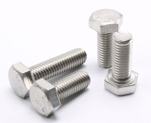 Hardware roestvrijstalen bouten moeren DIN933 met gewoon zink en kwaliteit SUS304