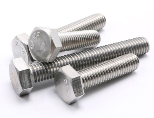 Hardware roestvrijstalen bouten moeren DIN933 met gewoon zink en kwaliteit SUS304
