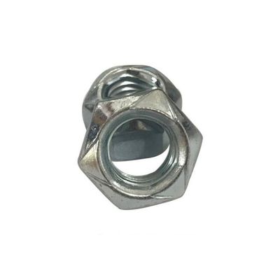 ISO9001 gecertificeerd ZINC Finish Hexagon Point Lock Nuts DIN980V voor veilige bevestiging