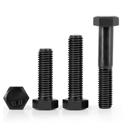Handan Yateng High Strength Steel Hexagon Head Screws DIN931 voor gevraagde graad 12.9