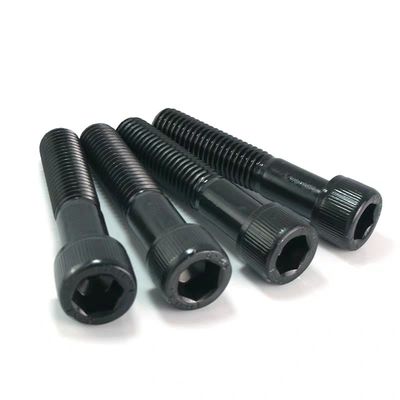 ASTM A574 Zwarte oxide afwerking Hexagon Socket Head Cap Schroeven DIN912 in de industriestandaard