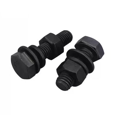MM10-MM500 Plain Finish Hex Head Bolts Nuts en Washers van Handan DIN933 DIN931