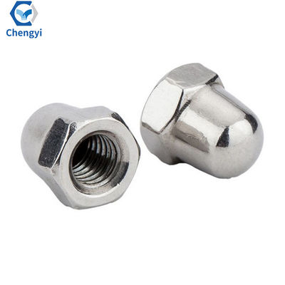 Metrisch koolstofstaal DIN 1587 Hexagon Flange Domed End Acorn Nuts M6 Dome Nut