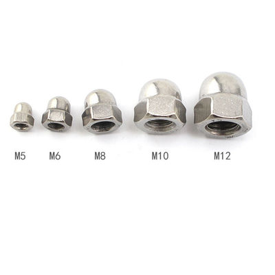 Metrisch koolstofstaal DIN 1587 Hexagon Flange Domed End Acorn Nuts M6 Dome Nut