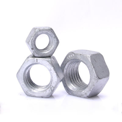 M10 M16 Hot Dip Galvanized Hdg Hex Bolt And Nut Din933 Din934