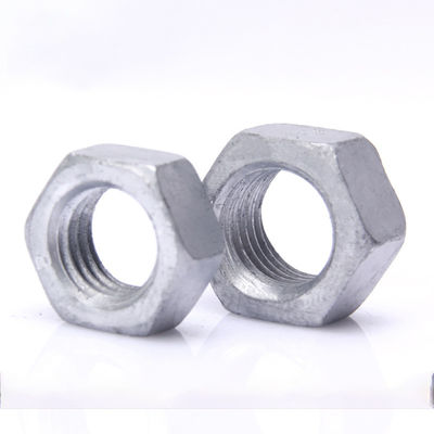 M10 M16 Hot Dip Galvanized Hdg Hex Bolt And Nut Din933 Din934