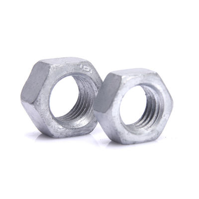 M10 M16 Hot Dip Galvanized Hdg Hex Bolt And Nut Din933 Din934