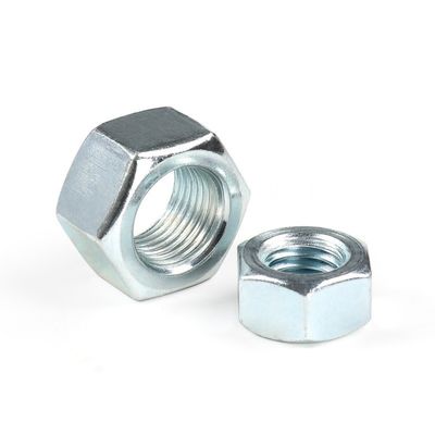 Carbon Steel DIN Standard gegalvaniseerd Wit Blauw Zink Geplatte Hex Nut met concurrerende