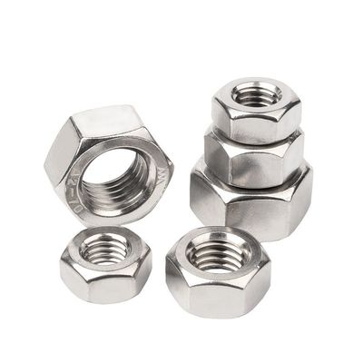 Geel zinkgeplatte roestvrij staal SS304 SS316 A2 A4 70 80 Hex-noot DIN934 Direct