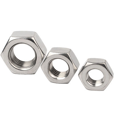Geel zinkgeplatte roestvrij staal SS304 SS316 A2 A4 70 80 Hex-noot DIN934 Direct