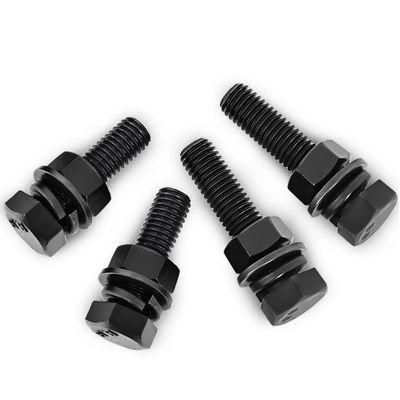 Gemaakt van hoge sterkte 8.8 Hex Bolt en Noot Washer zware Hex Bolt met zwarte afwerking
