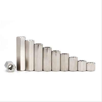 Klasse 8.8/ 10.9/ 12.9 Roestvrij staal SS201 SS304 SS316 DIN6334 Koppeling Hex Long Nut