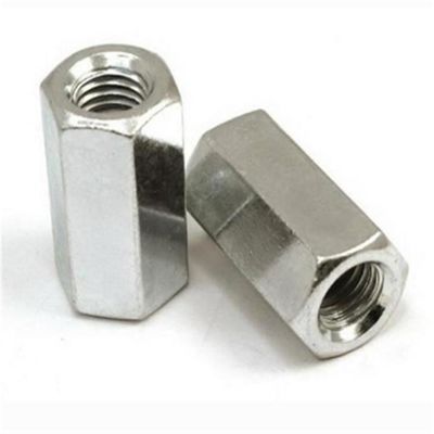 Klasse 8.8/ 10.9/ 12.9 Roestvrij staal SS201 SS304 SS316 DIN6334 Koppeling Hex Long Nut