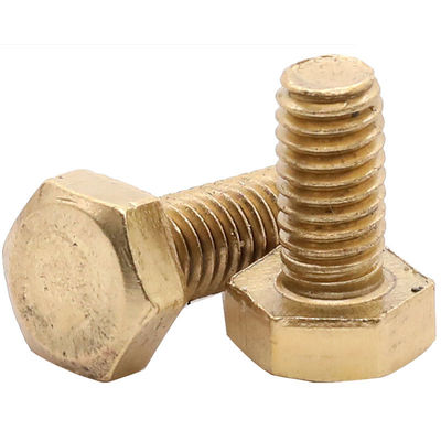 Klasse 4.8/ 8.8/ 10.9/ 12.9 Messing Hex hoofdbouten en moeren met ZINC afwerking DIN933 DIN931
