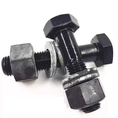 BLACK Finish DIN7990 Hexagonale kopbouten voor staalconstructies in staal