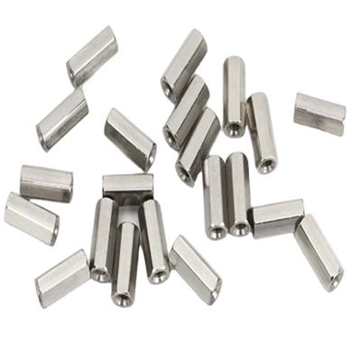 DIN Standard Plain Zinc Galvanized Hexagon Long Nut M5-120 voor verbindingsnootverbinding