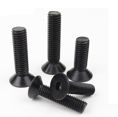 Zwarte afwerking DIN 7991 Countersunk Hexagon Socket Bolt met klantvereisten