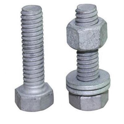 Industrieklasse warm gedip galvaniseerde bout DIN933 DIN934 voor langdurige prestaties