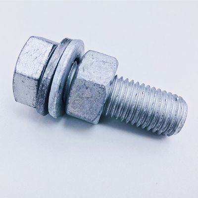 Industrieklasse warm gedip galvaniseerde bout DIN933 DIN934 voor langdurige prestaties