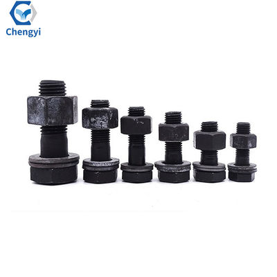 Hoge precisie M9 M10 M38 M42 M50 M72 Zwarte koolstofoxide staal hexbolt DIN-standaard