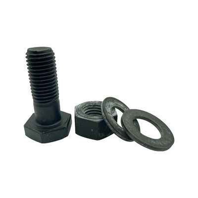 Hoge precisie M9 M10 M38 M42 M50 M72 Zwarte koolstofoxide staal hexbolt DIN-standaard