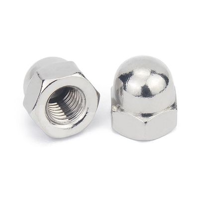 Carbon Steel Black Zinc Plating Ball Head Copper Cap Nut voor zware toepassingen