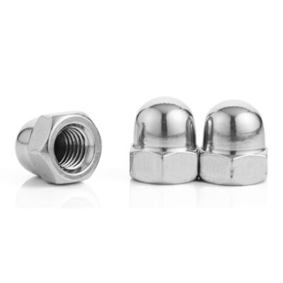 Carbon Steel Black Zinc Plating Ball Head Copper Cap Nut voor zware toepassingen