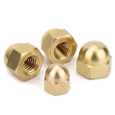 Carbon Steel Black Zinc Plating Ball Head Copper Cap Nut voor zware toepassingen