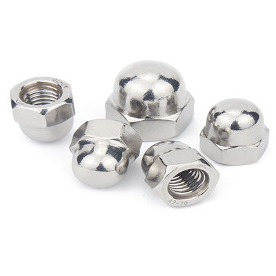 Carbon Steel Black Zinc Plating Ball Head Copper Cap Nut voor zware toepassingen