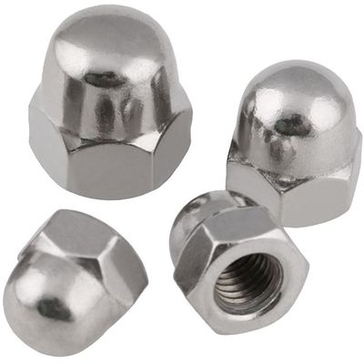 Carbon Steel Black Zinc Plating Ball Head Copper Cap Nut voor zware toepassingen