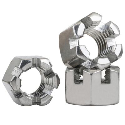 Plain Finish Fine Tooth Blossom Nut Din935 Extra grote buitenste zeshoekige geslepen noten