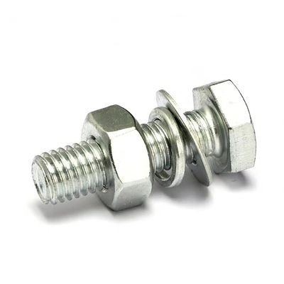 Plain Finish Roestvrij staal Hex hoofdbouten moeren wasmachines met aanpasbare opties