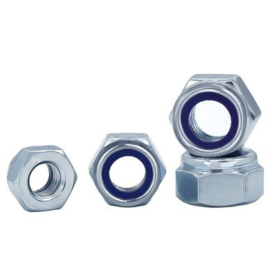 Verbindingsstuk DIN985 Metrisch roestvrij staal Hex Flange Nylon Lock Nut