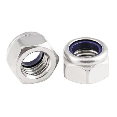 Verbindingsstuk DIN985 Metrisch roestvrij staal Hex Flange Nylon Lock Nut