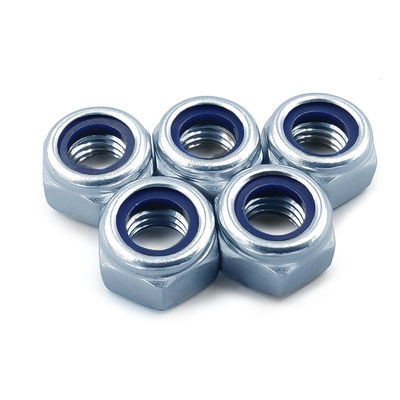Verbindingsstuk DIN985 Metrisch roestvrij staal Hex Flange Nylon Lock Nut