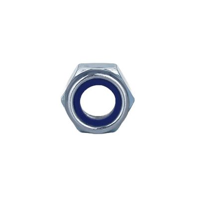 Zwarte oxide afwerking DIN985 Nylon zeshoekige anti-glij-zelfvergrendelende moer