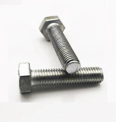 9 mm zink-geplatte roestvrij staal hex noot en bout zink afwerking voor veelzijdigheid