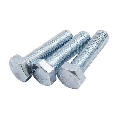 9 mm zink-geplatte roestvrij staal hex noot en bout zink afwerking voor veelzijdigheid