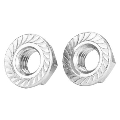 304 roestvrij staal Hexagon Spline Flange Nut DIN6923 Nylon Lock Building Essential