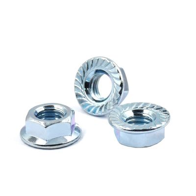 304 roestvrij staal Hexagon Spline Flange Nut DIN6923 Nylon Lock Building Essential