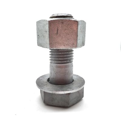M16 HDG Hex Head Electric Bolt met Hex Nut en Washer Steel Graad 8.8/6.8 Zwarte oxide