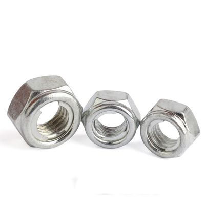 Noten Metalen insert DIN980 M8 M10 M12 M16 Roestvrij staal Hex Lock Nut ASTM Bolten en moeren