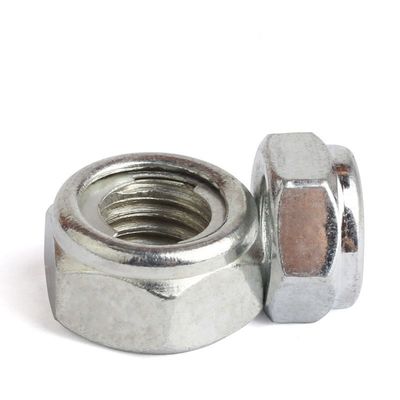 Noten Metalen insert DIN980 M8 M10 M12 M16 Roestvrij staal Hex Lock Nut ASTM Bolten en moeren