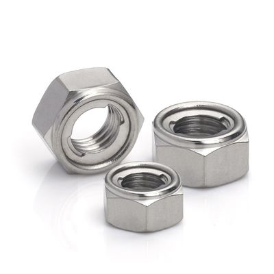 Noten Metalen insert DIN980 M8 M10 M12 M16 Roestvrij staal Hex Lock Nut ASTM Bolten en moeren