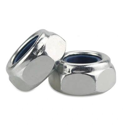 Noten Metalen insert DIN980 M8 M10 M12 M16 Roestvrij staal Hex Lock Nut ASTM Bolten en moeren