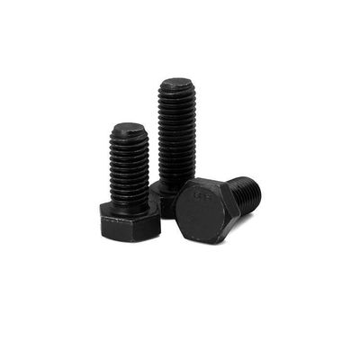 Hoge sterkte koolstofstaal Hex Bolt DIN931 DIN933 8.8 10.9 12.9 Klasse met zwarte afwerking