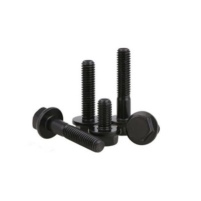 Koolstof/roestvrij staal M6 M8 M25 Zinkcoating Din6921 Hex Bolt met flens en moer