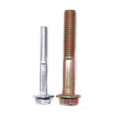 Koolstof/roestvrij staal M6 M8 M25 Zinkcoating Din6921 Hex Bolt met flens en moer