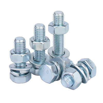 DIN 933 HDG Full Threaded Hex Bolt voor industriële klasse 4.8/8.8/10.9/12.9